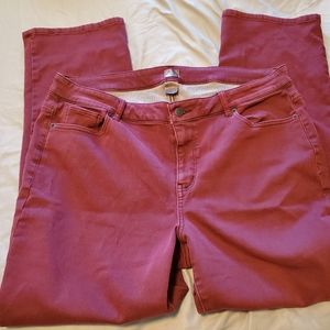 Dressbarn Wine Colored Pants